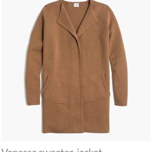 J. Crew Women's Brown Sweater Jacket